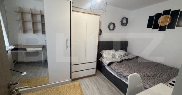 Apartament 2 camere, 33.40 mp, renovat, etaj 1, zona Moreni