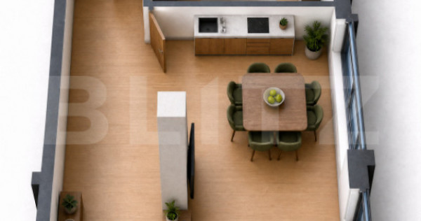 Apartament cu C.F. 2 camere, 47,6 mp utili, bloc nou, Mără