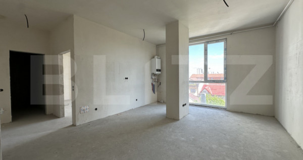 Apartament cu C.F., 2 camere, 47,6 mp utili, bloc nou, Măr?