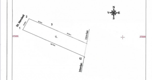 TEREN INTRAVILAN DE VANZARE/OPORTUNITATE PENTRU CONSTRUCTIE