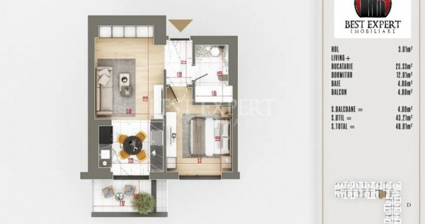 2 camere Direct Dezvoltator- Incalzire Pardoseala/3 min STB