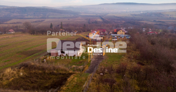 Casă individuală 75 mp P+POD 570 mp teren canalizare Ciure