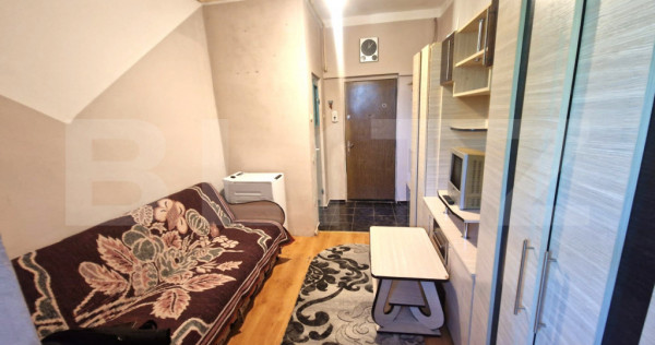 Garsoniera cu centrala proprie noua, balcon si baie in camer