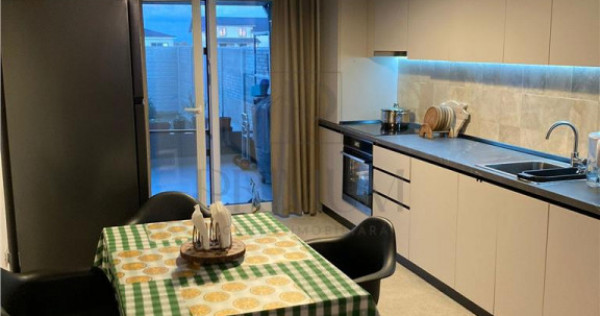 Duplex partial mobilat - zona buna - curte amenajata
