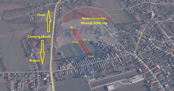 Teren intravilan, 6000 mp, Turcheş - Săcele