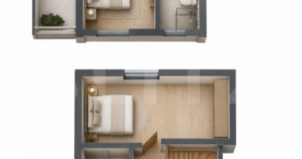 Apartament cu 4 camere și terasă de 18,25 mp, 111,94 mp to