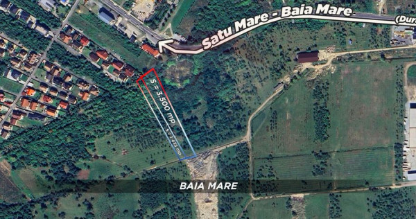 Teren 4,935mp Baia Mare / zona Dura