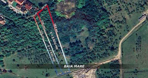 Teren 4,935mp Baia Mare / zona Dura