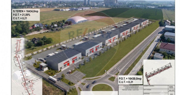 Teren industrial 16.434 mp, PUZ aprobat, Uzina 2, Brașov