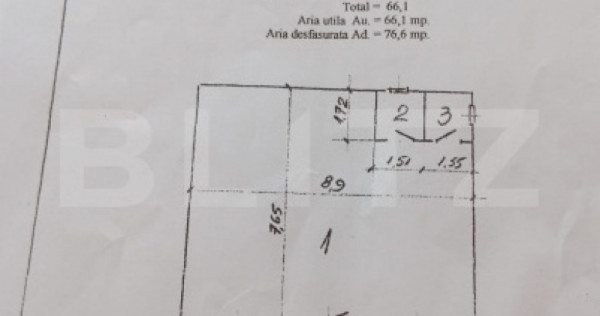 Spatiu comercial in Reghin 60 MP