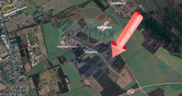 Teren agricol EXTRAVILAN - 8166 mp, Ghighiu &mdash; acces DN1...