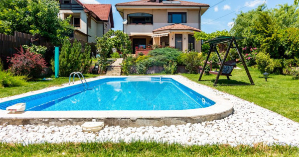 Vila premium de vanzare Balotesti/ piscina/ ponton/ desch...