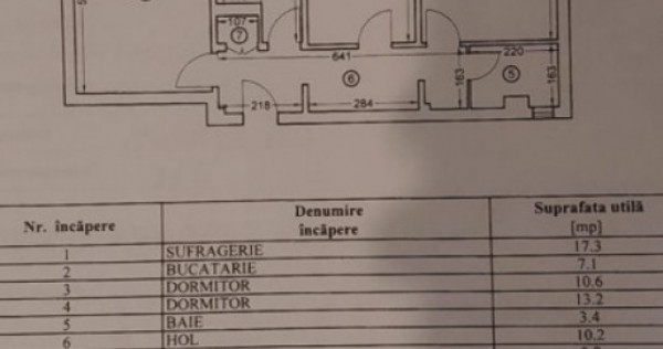 Apartament 3 camere de v&acirc;nzare &icirc;n Tomis Nord - Ciresica |