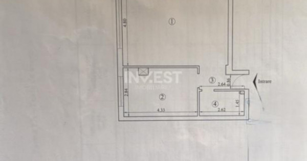 APARTAMENT CU 2 CAMERE, 50 MP , ETAJ 2, BLOC NOU, NICOLINA-T