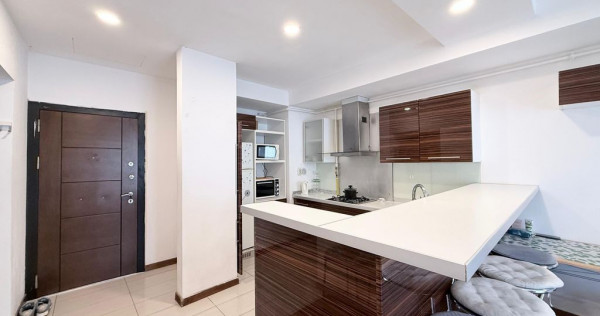 COSMOPOLIS - Apartament cu 2 camere, mobilat si utilat.