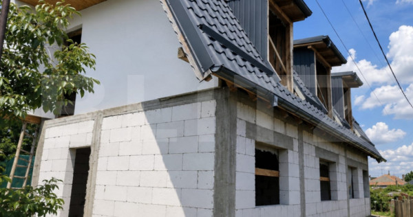 Ocazie! Casa P+M la rosu, 80 mpu, 335 mp teren, zona Casa cu