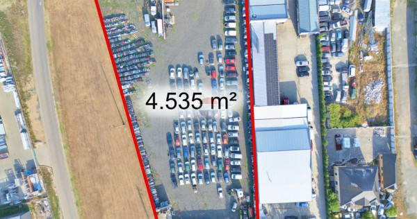 Teren intravilan 4,535mp Vladimirescu