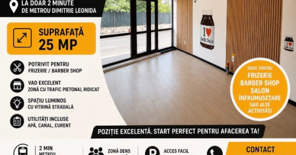 De &icirc;nchiriat spațiu comercial Popești Leordeni str. Amurgului