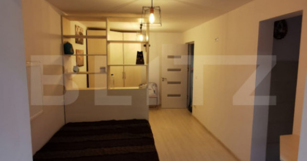 Garsonieră, spațiu 24 mp, etaj intermediar, zona Zamca