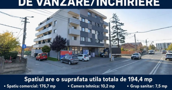 INCHIRIERE SAU VANZARE SPATIU COMERCIAL CLUJ NAPOCA STR TRAIAN VUA 22