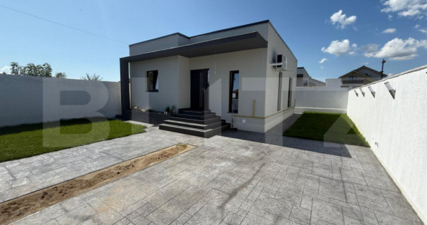 Casa parter, 65 mp utili, 220 mp teren, zona Damila