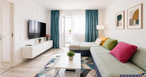 Apartament de 2 camere, decomandat cu vedere deschisa, Centr