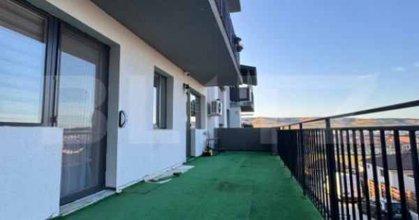 Apartament SMART 2 camere, terasă de 30mp, view superb, gar