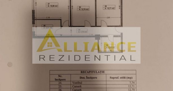 Apartament 3 Camere +Terasa 54 mp Brancoveanu/Luica Sector 4