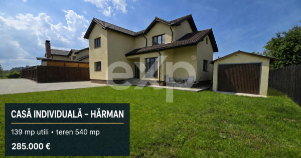 Casă individuală mobilată &icirc;n Hărman | 139 mp utili, ter