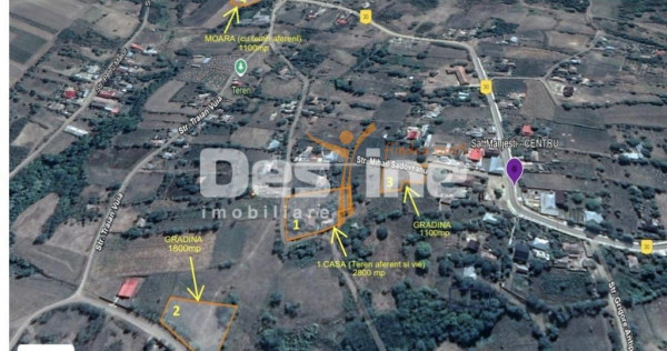 Domeniu complet: moara, casa batraneasca si terenuri in M...