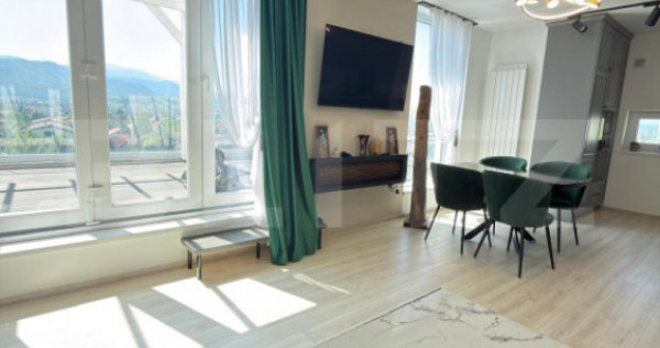 Penthouse de inchiriat, 70 mp, zona Tractoru