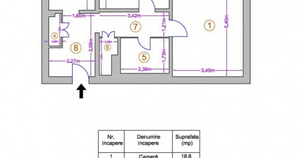 Apartament 2 camere decomandat Lujerului - Timonierului