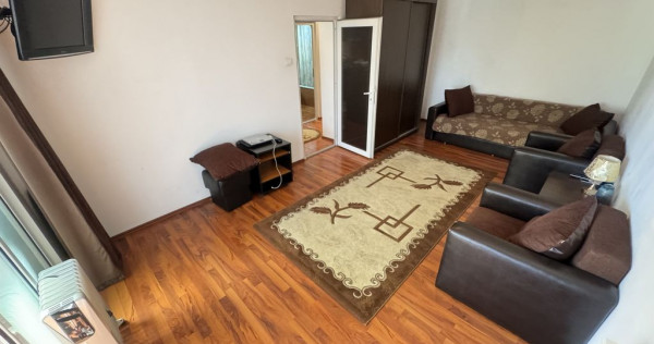 Apartament cu o cameră 40mp parter cu balcon zona Bratia...