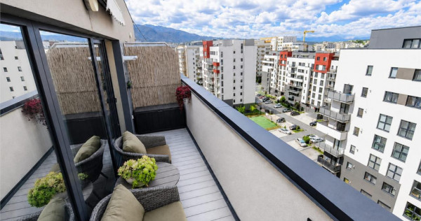 Penthouse Coresi , Parcare Box#259; |Complet mobilat