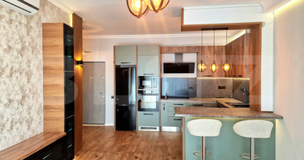 Apartament nou cu 2 camere, terasa, parcare subterana, Eroil