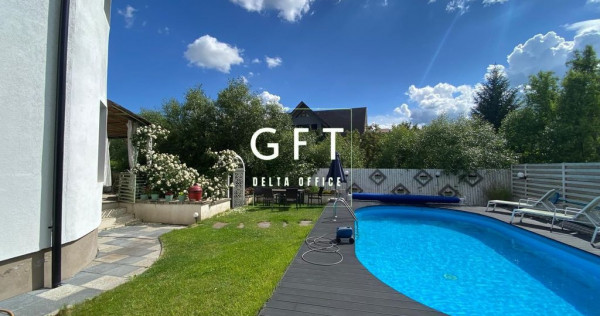 Casa Vila cu piscina, 7 minute de centru Bistrita - de v&acirc;nzare!