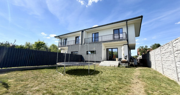Duplex mobilat complet, 4 camere, teren 430 mp in Sanandrei
