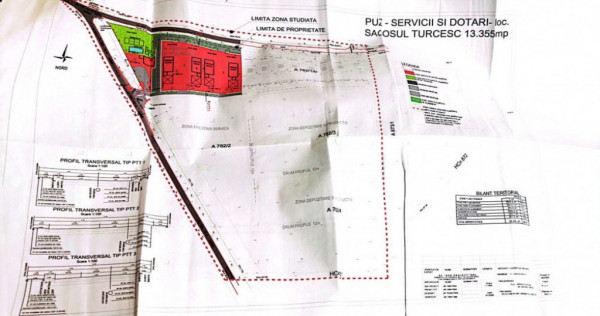 COMISION 0% Teren extravilan 13.350 mp, Sacosul Turcesc