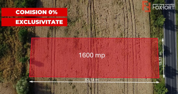 COMISION 0% Teren de vanzare intravilan de 1.600 mp - Padure