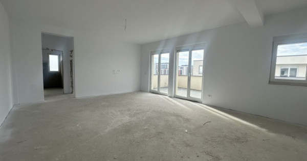 Apartament cu 2 camere, decomandat + terasa de 41 mp, in zon