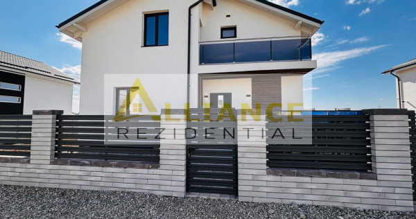 Vila moderna cu mansarda- 4 camere- Teren 390 mp-STR Miorita