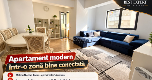 2 Camere Decomandat | Etaj 3/5 | Parcare Exterioară | Centr