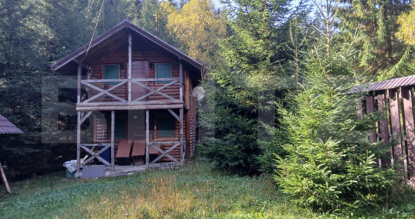 2 Cabane lemn Vadu Negrilesei, 96MP, 1100 MP teren, 45k