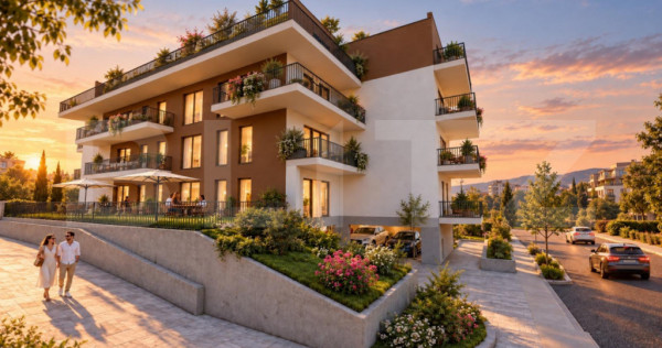 Apartament 3 camere | Ansamblu nou 2026 | 2 băi | Balcon |