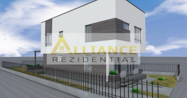 Casa individuala P+1E - 4 camere 3 bai + dressing - teren 1200mp