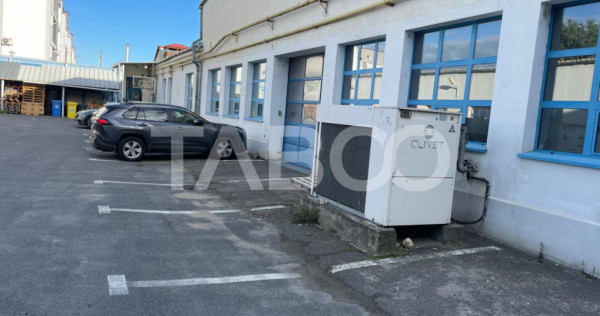 Hala 430mp cu vitrina 21m, posibilitate compartimentare zona