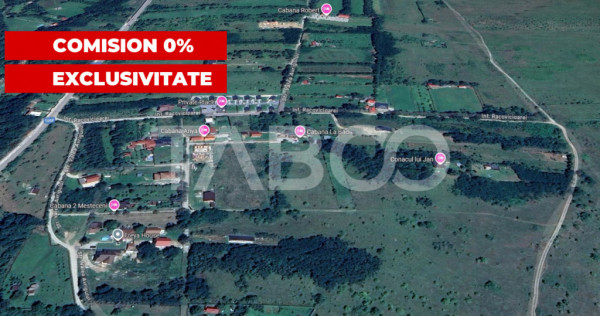 Teren intravilan 2050m acces auto zona turistica Valea Avrig