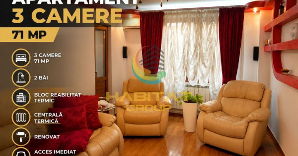 V&acirc;nzare apartament 3 camere - Rahova / Strada Topolnita