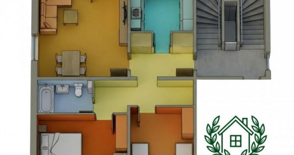 Apartament 3 camere decomandat Exercitiu