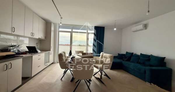 Penthouse 3 camere, terasa de 60mp, loc de parcare, zona Aradului
